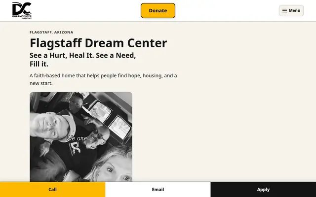 Flagstaff Dream Center website preview