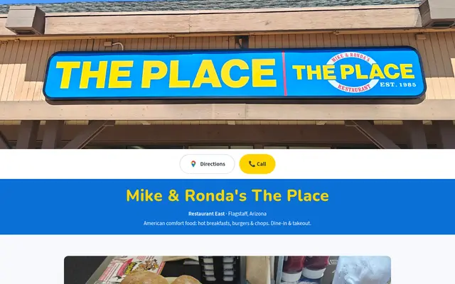 The Place website preview